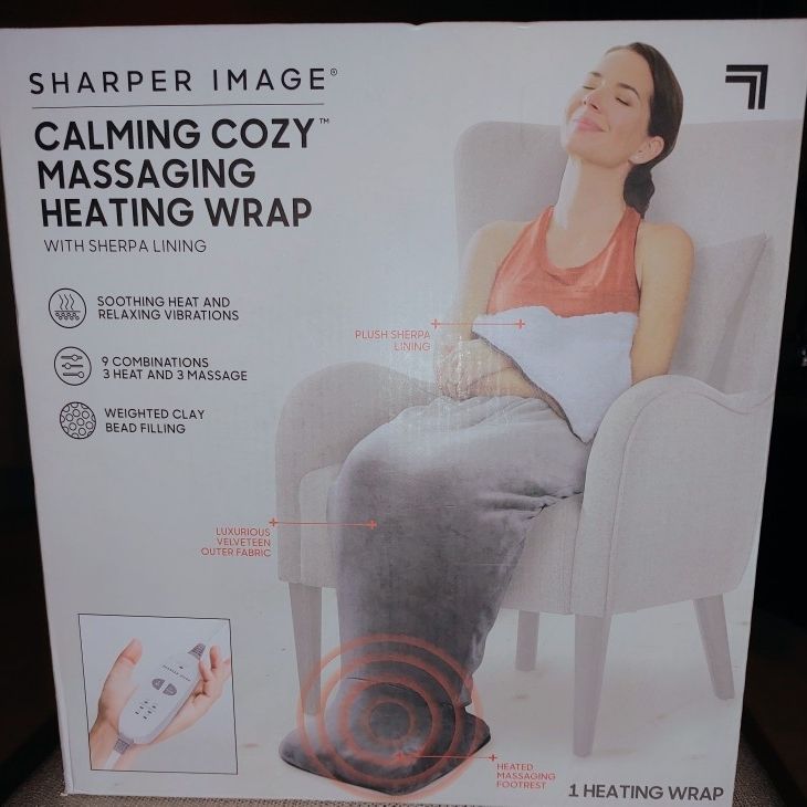 Calming Cozy by Sharper Image Therapeutic Heat Wrap