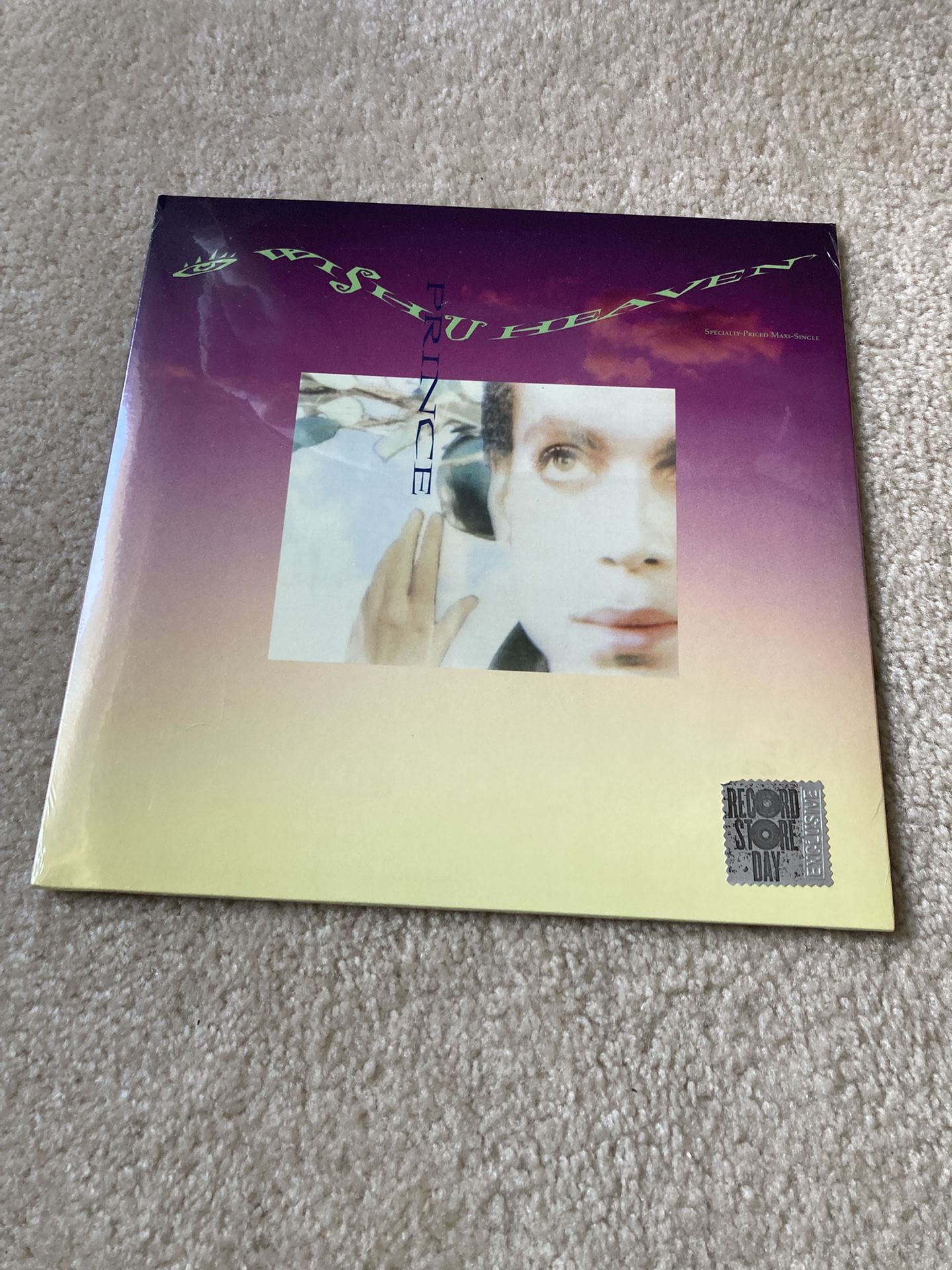 Sealed Prince - 12" Vinyl Record Single - Wish U Heaven - Ltd Edition RSD 2017 