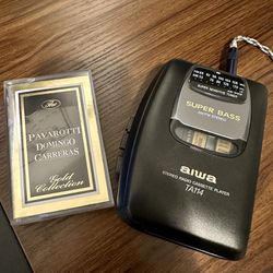 Aiwa Portable Stereo Radio Cassette Player TA114