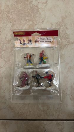 Lemax Set of 5 Winter Figurines