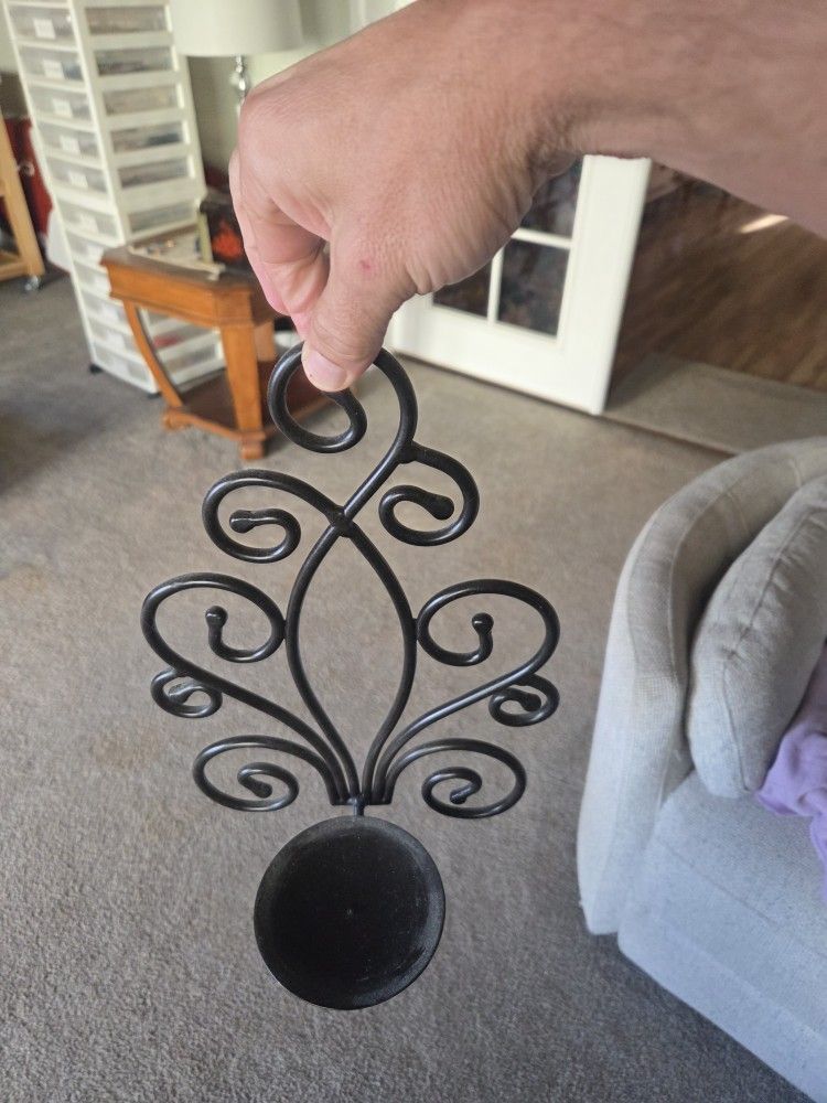 Black Candle Holder