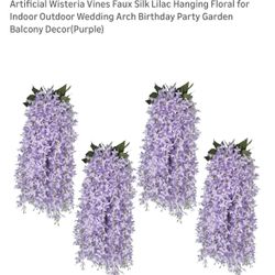 Purple Artificial Flowers