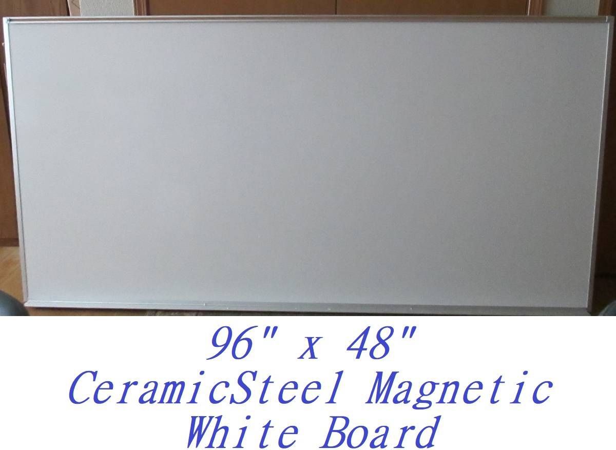 Steelcase Whiteboard M1140084 96”x48” w/Tackboard - Magnetic & Dry Erase