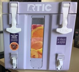 New RTIC 3 Gallon Halftime Water Cooler Beverage Dispenser Dusty Rose Purple