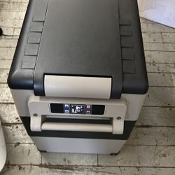 All New Car Refrigerator With Both 12/120 Volts New !!