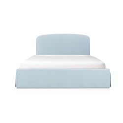 Joan Light Blue Queen Storage Bed