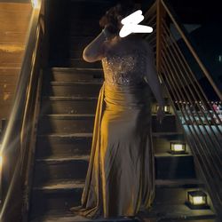 Gold Prom dress