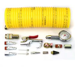 Husky 25 ft. Recoil Nylon Air Hose Kit 15-Piece=Tools-123