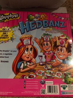 Shopkins hedbanz Brand New Game