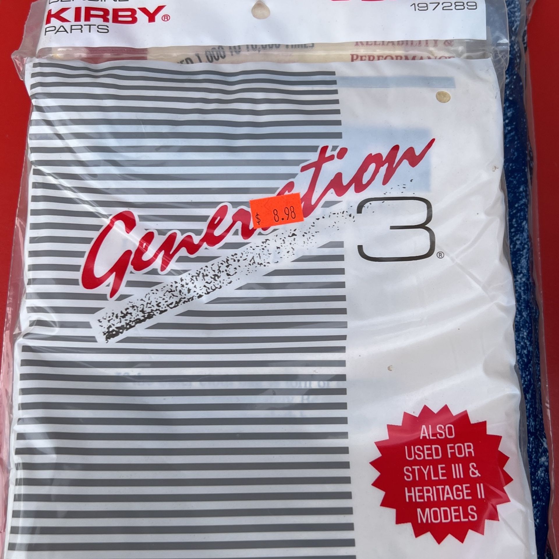 Kirby Generation 3 Vacuum Bags