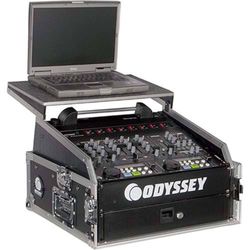 Odyssey FZGS1002 Flight Zone Glide Vertical Pro With Combo Rack - 12U