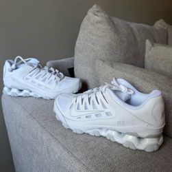 Nike Reax All-White Low-Top Sneakers