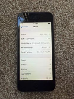 Apple iPod touch 6th Gen 32GB – Space Gray