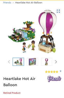 Lego friends heart lake city hot air balloon