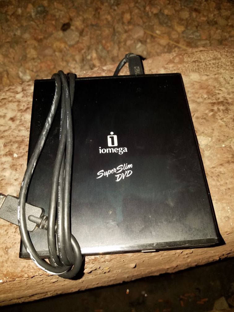Iomega DVDRW8X-U External DVD Reader/Writer Burner/Drive