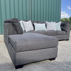 *Free Delivery* Ashley Furniture Gray Sectional Couch Sofa