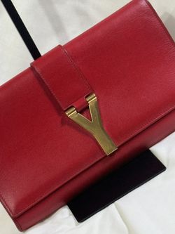  Yves Saint Laurent "Y Ligne" clutch bag