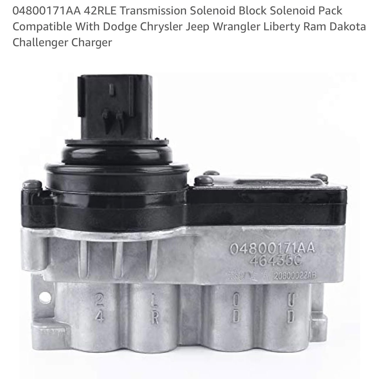 42RLE Transmission solenoid  Shift Dodge Chrysler Jeep Dakota RAM 04800171AA