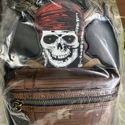 Disney Lounged Pirates Of The Caribbean Mini Backpack 