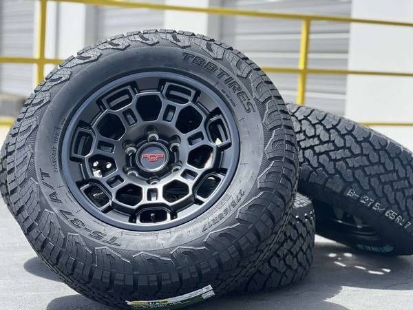 18” TRD AGP Black wheels Rims Toyota Tundra Sequoia 275/65R18 tires PRO