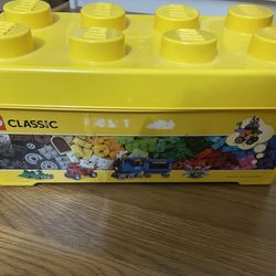 Huge Mixed Box Of Assorted Colored Lego Pieces Over 4LB With Box