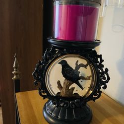Raven 3 Wick Candle Holder New!
