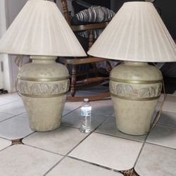 Two Big Side Bed Lamps  $50.00 OBO.
