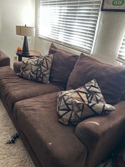 Brown couch