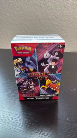 Title: Pokémon TCG Destined Rivals Booster Bundle Factory Sealed (6 Packs)