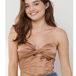Cute Satin Top