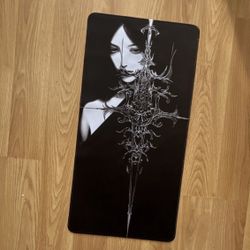 Fanasty Sword Goth Girl Gaming Mousepad