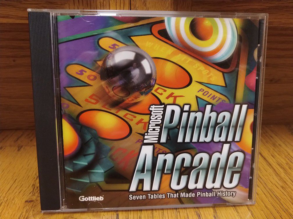 Microsoft Pinball Arcade 1998 CD