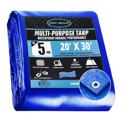 Dry Gear 20x30 5 Mil Heavy-Duty Tarp
