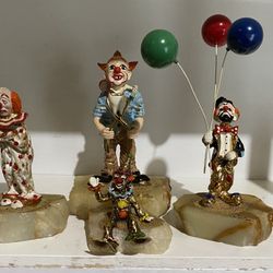 Ronald Lee Signed 24k Gold Clowns