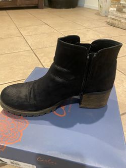 Carlos Santana Booties, Black , Size 11M