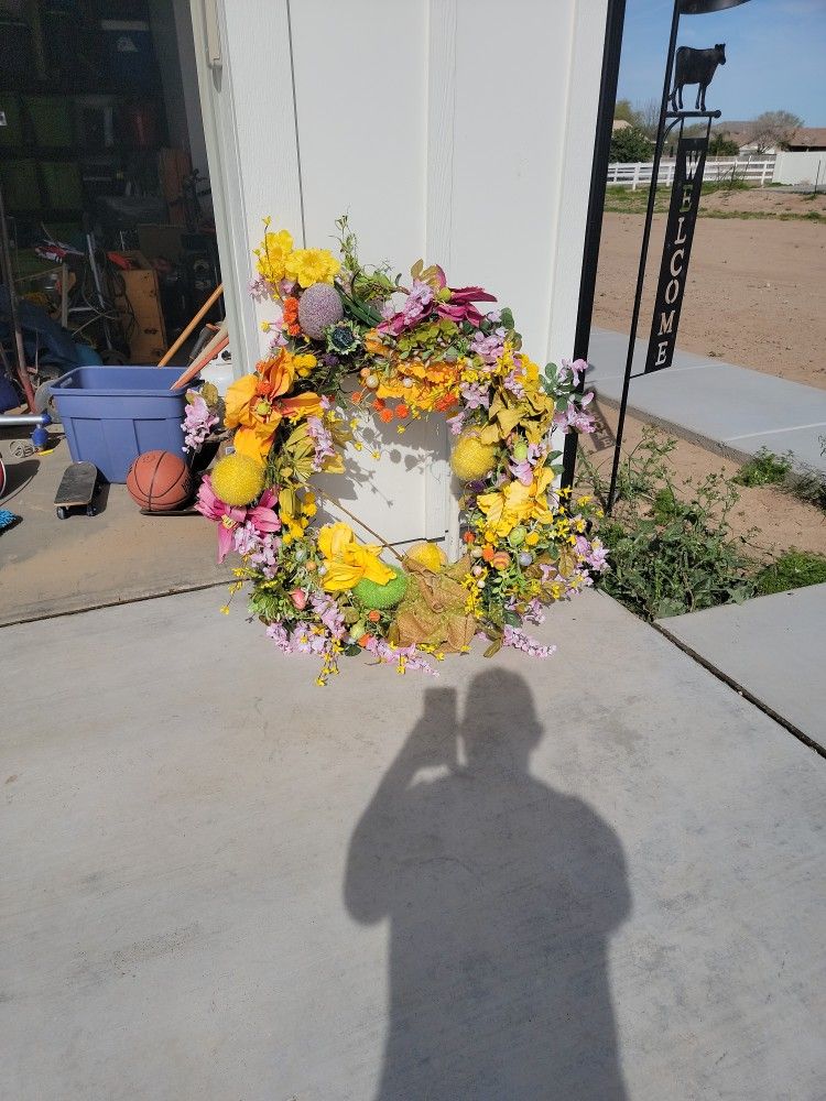 Large Easter Wreath