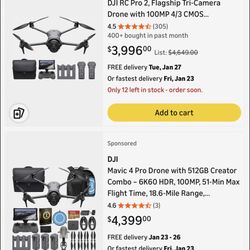Brand New Mavic 4 Pro Drone 