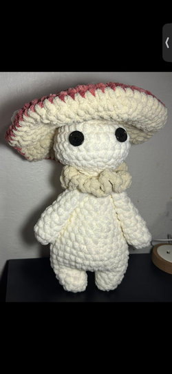 Crochet mushroom guy