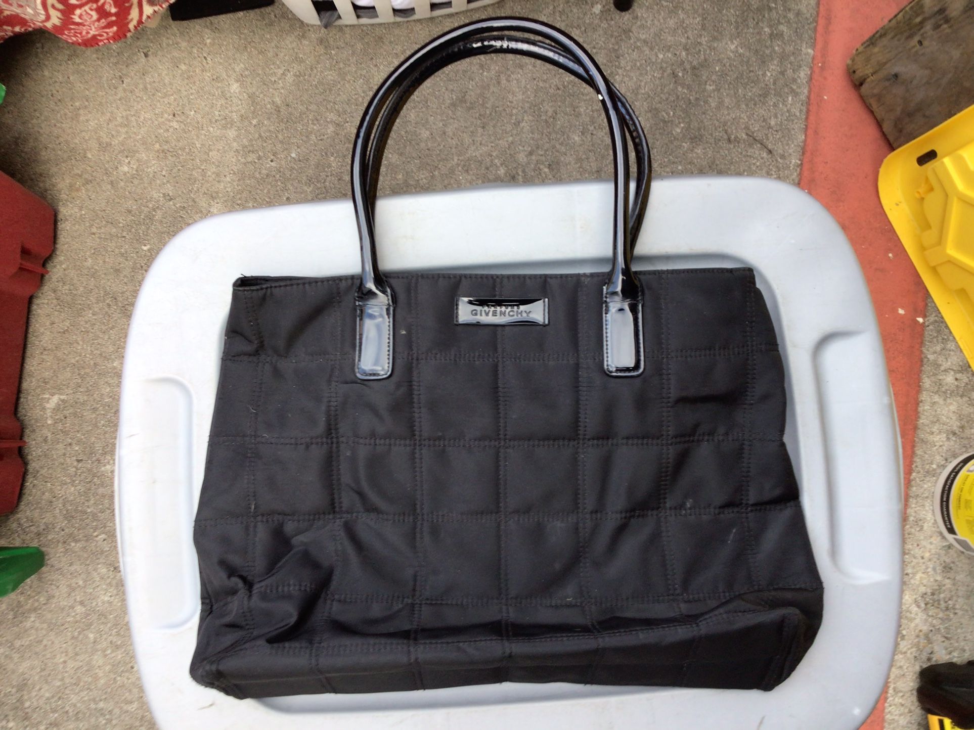 large Black GivenCHEE Tote Bag Purse Backpack