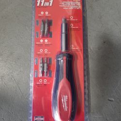 Brand New Milwaukee 11 In 1 Multi Bit Screwdriver 