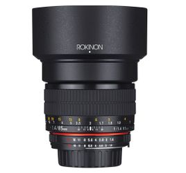 Rokinon portrait lens 85mm f/1.4 AS UMC for Nikon