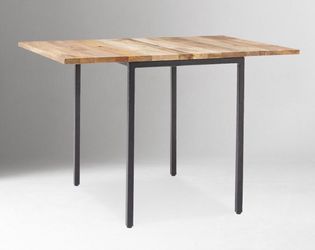 West Elm Box Frame Drop Leaf Extendable Dining Table