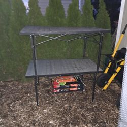 Comping Table Or Just Metal Foldeble Table 