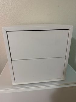 IKEA EKET Cabinet with 2 Drawers, White
