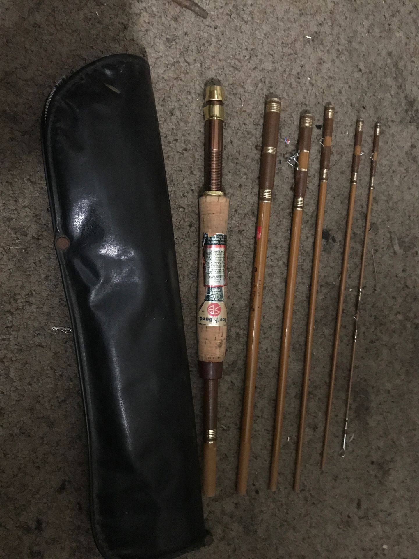 South bend vintage fly fishing travelers rod