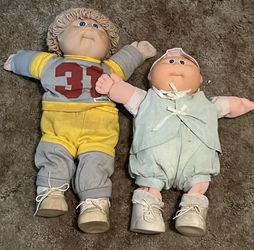 Vintage 1984 & 1983 Cabbage Patch Dolls