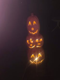Triple tear Halloween pumpkin blow mold decoration the prices firm