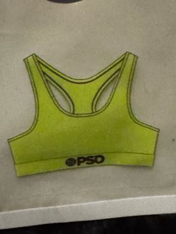 Brand New  PSD Essential Sports Bra Neon Lime Green  Women  Size XS