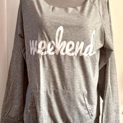 Gray Weekend Shirt, XL