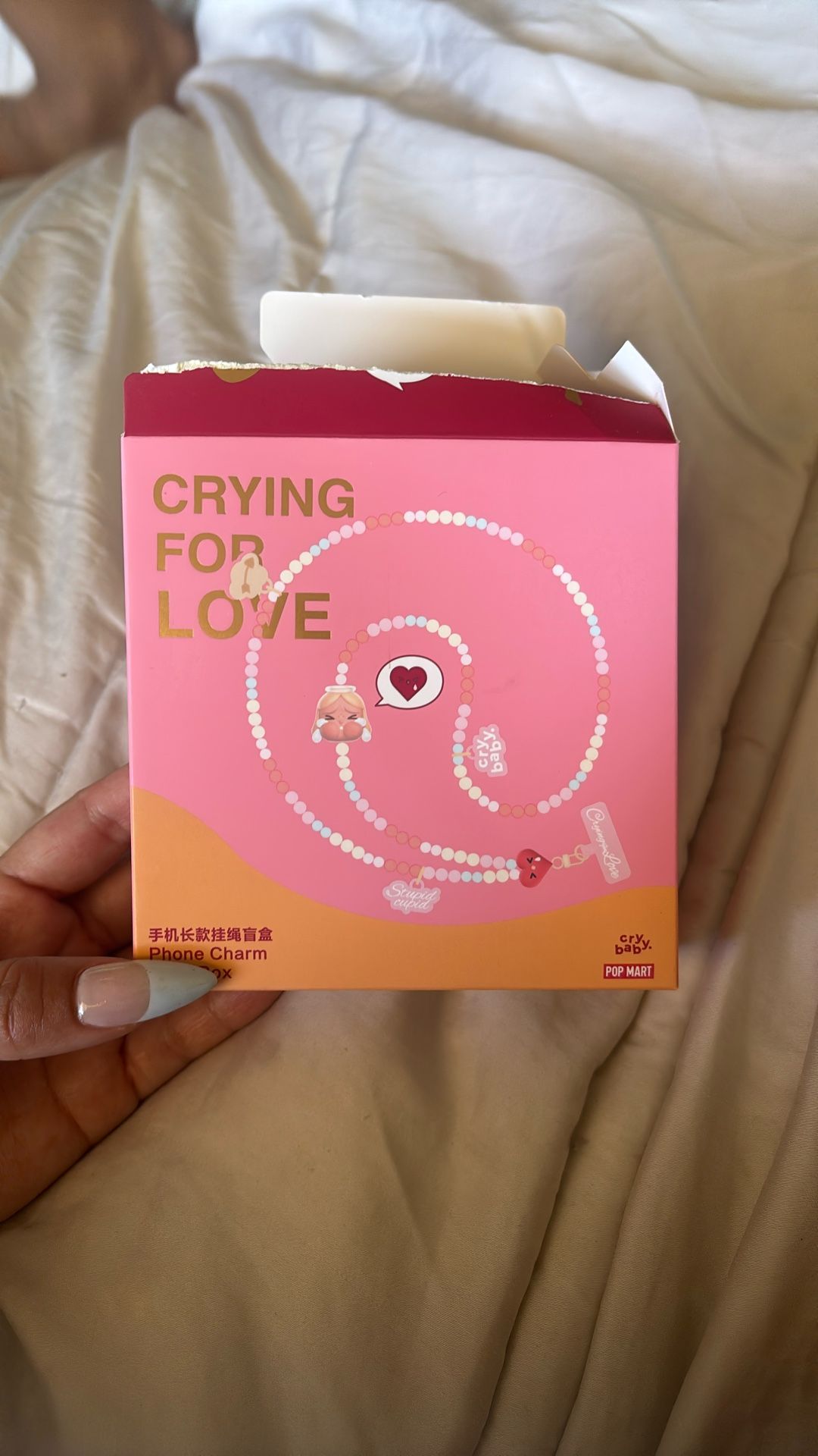 Crying For Love Phone Charm